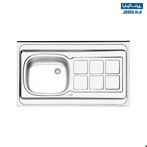 سینک ایلیا استیل معمولی مدل 131