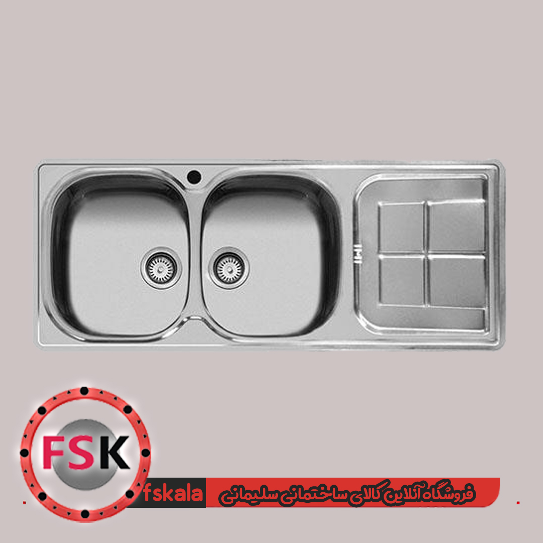سینک اخوان توکار کد 145 لگن چپ