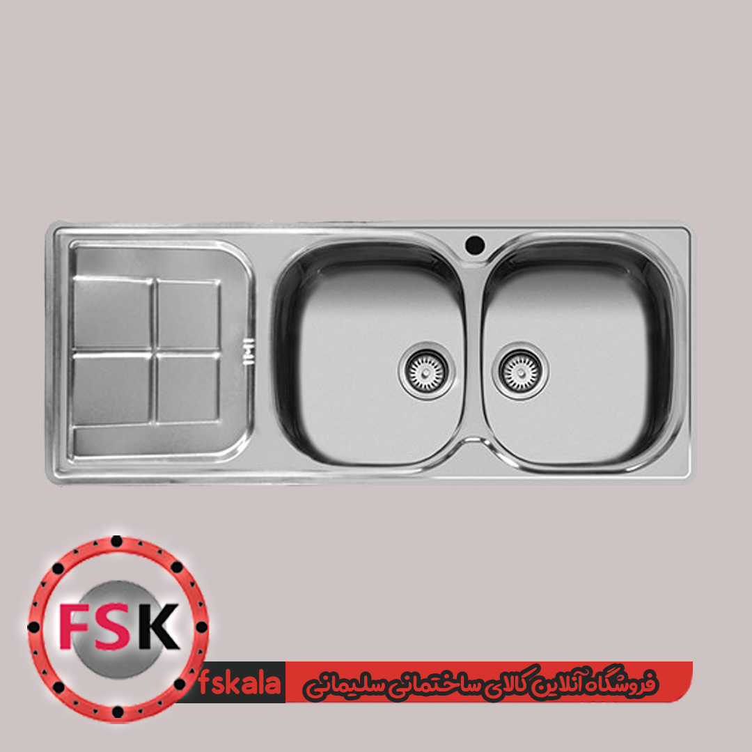 سینک اخوان توکار کد 145 لگن راست