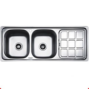 سینک توکار درخشان مدل S702 عمق 17 سانتیمتر