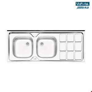 سینک ایلیا استیل معمولی مدل 233