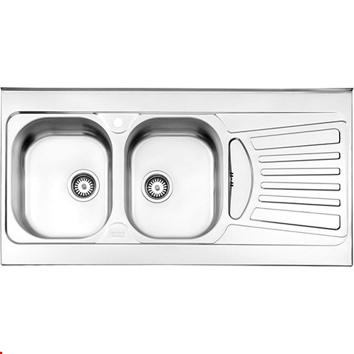 سینک روکار استیل البرز مدل 725/50 لگن چپ