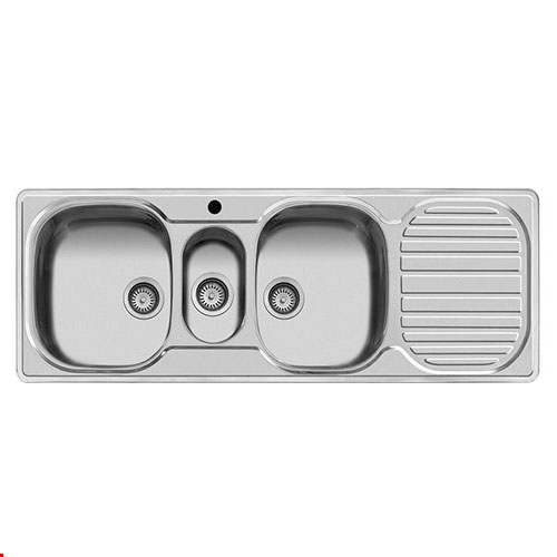 سینک اخوان توکار کد 16 لگن چپ