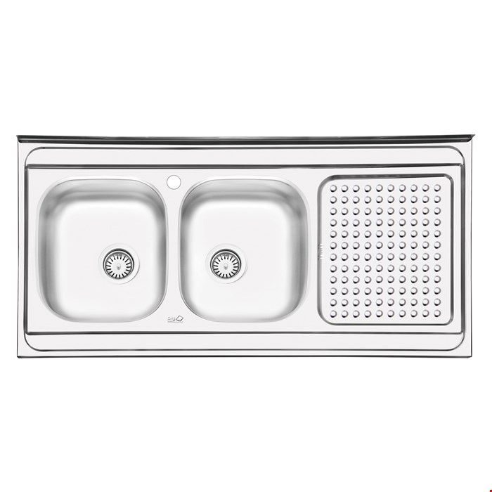 سینک ایلیا استیل نیمه فانتزی روکار مدل 3025
