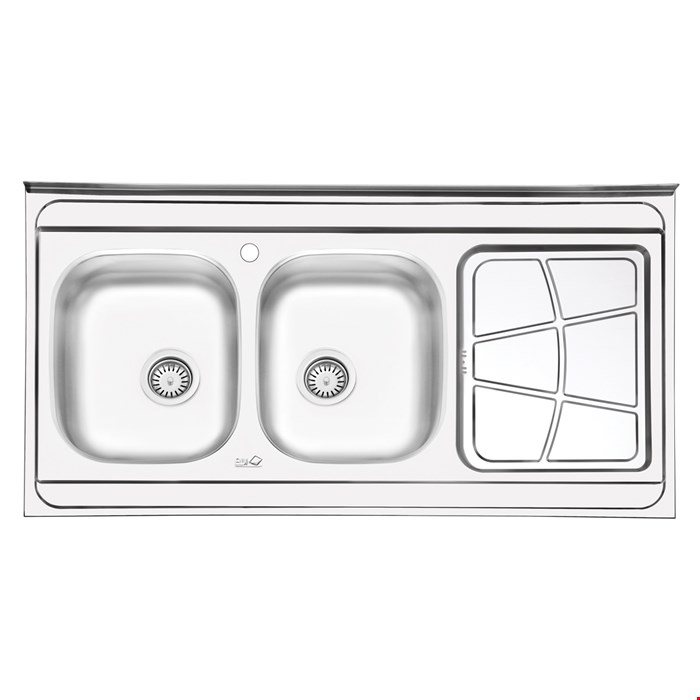 سینک ایلیا استیل نیمه فانتزی روکار مدل 3030