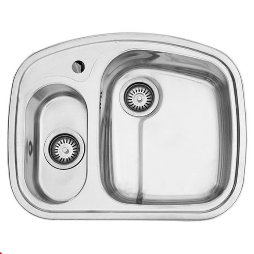 سینک اخوان توکار کد 2 لگن راست