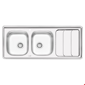 سینک ایلیا استیل نیمه فانتزی توکار مدل 4024