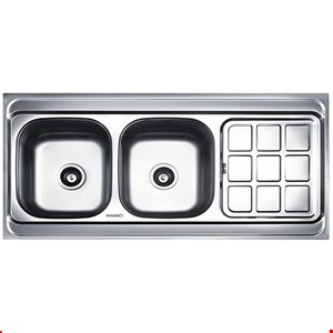 سینک روکار درخشان مدل S802 عمق 16 سانتیمتر