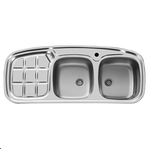 سینک اخوان توکار کد 136-CR لگن راست