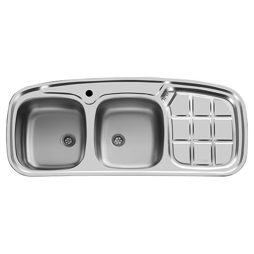 سینک اخوان توکار کد 136-CR لگن چپ