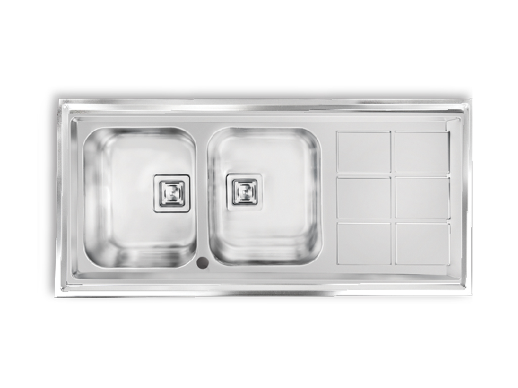 سینک روکار کد 502S لگن چپ