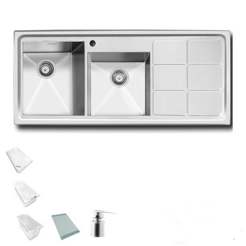 سینک اخوان توکار کد 305 لگن چپ