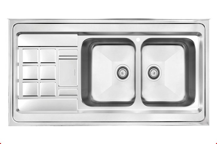 سینک کن استیل روکار 9022       