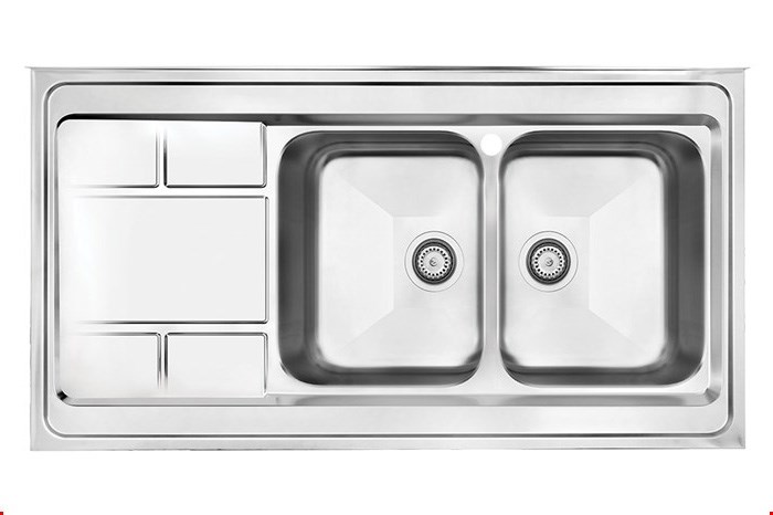 سینک کن استیل روکار 9052    