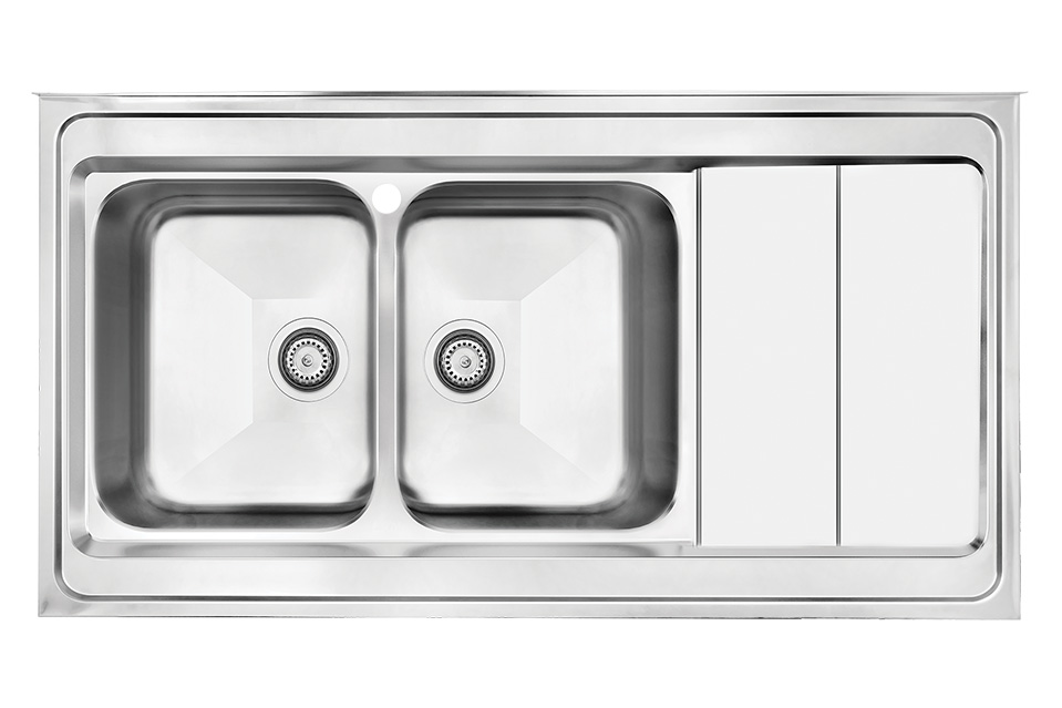 سینک کن استیل روکار 9062 لگن چپ     