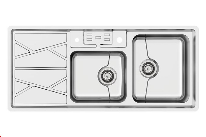 سینک استیل کن توکار 8041-P لگن راست