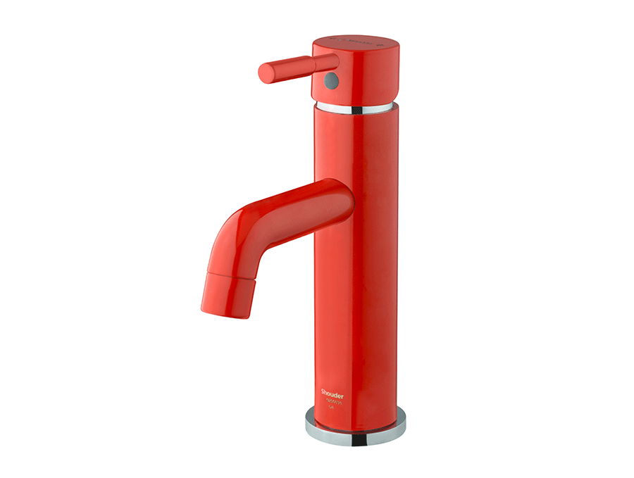 شیر روشویی قرمز شودر مدل مارینو