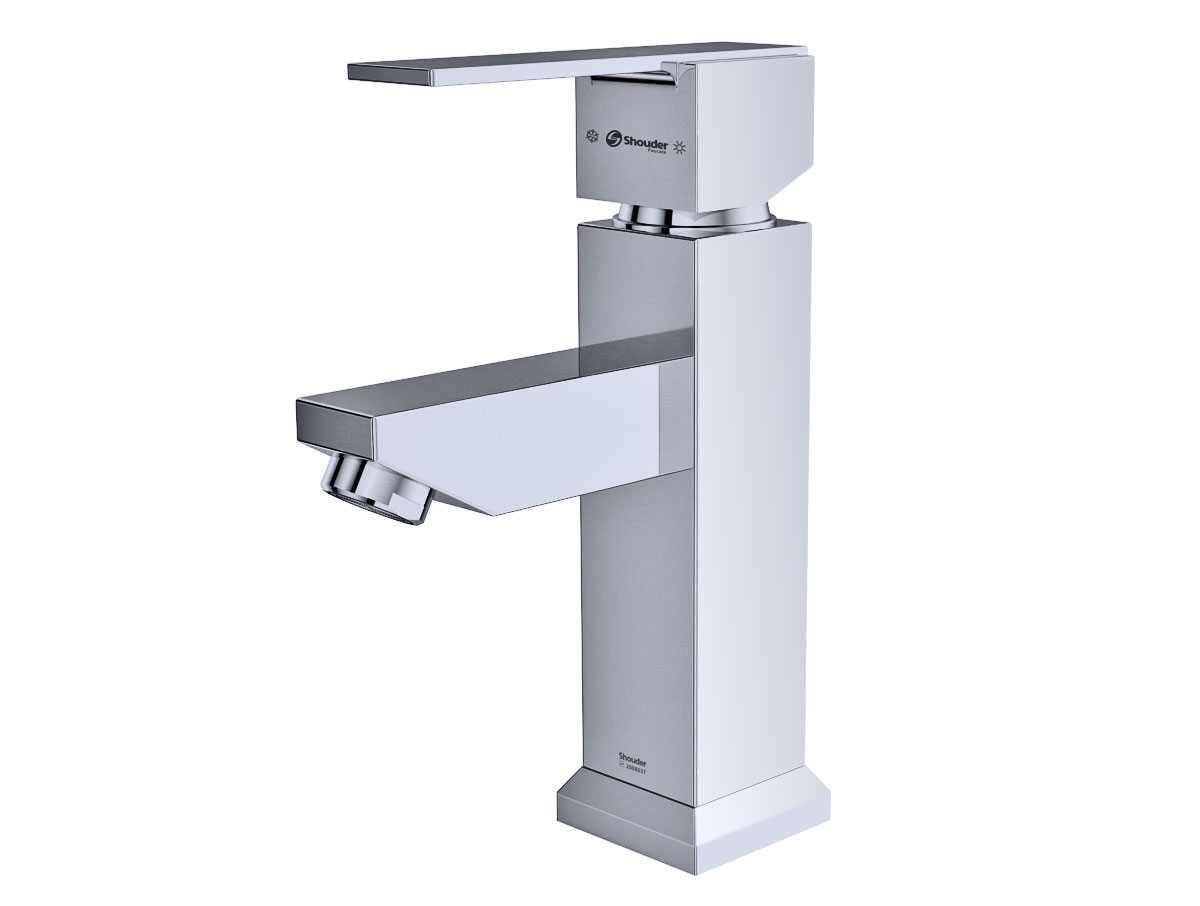 شیر روشویی کروم شودر مدل شارپ