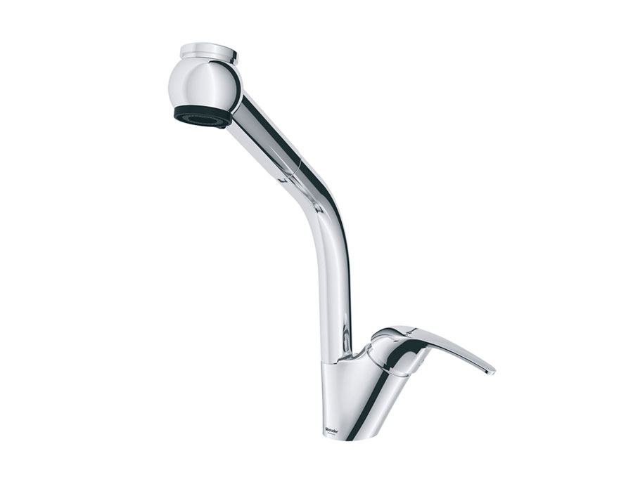 شیر ظرفشویی شاوری کروم شودر مدل اطلس