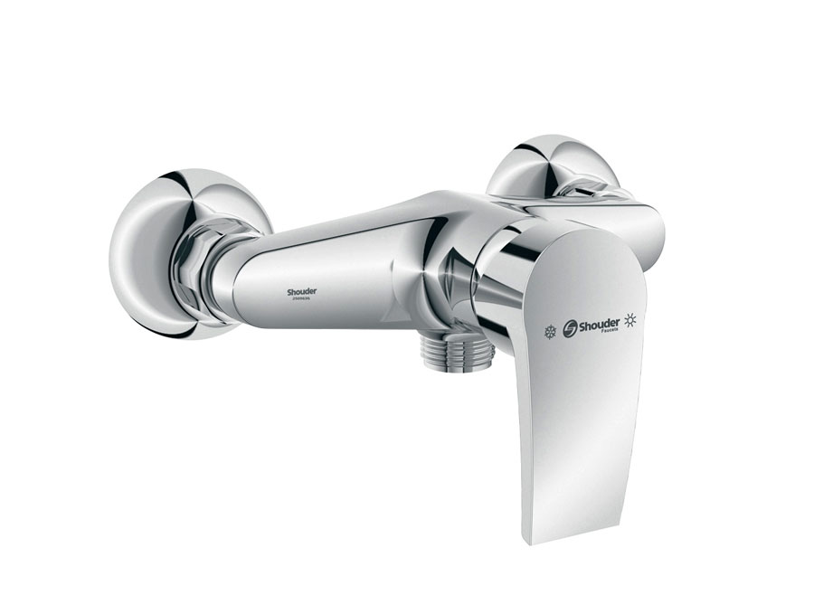 شیر توالت کروم شودر مدل اطلس تو پلاس