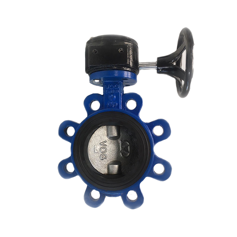 شیر پروانه ای ویفری لاگ گیربکس دار دریچه چدن وگ PN16 سایز 12 اینچ