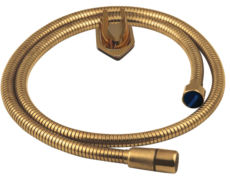 شیلنگ توالت طلایی مات شودر مدل لیا