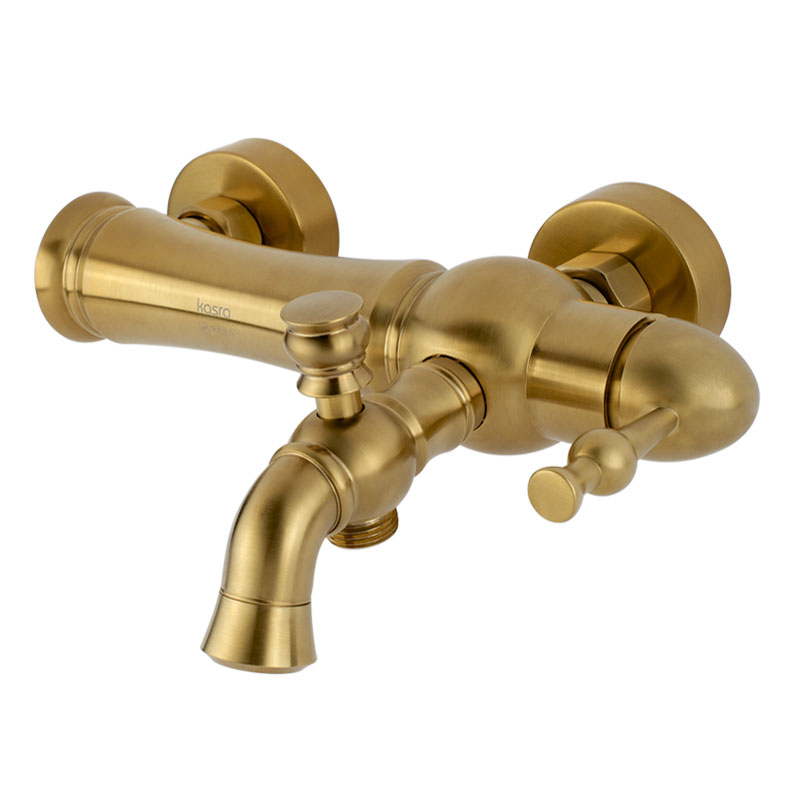 شیر حمام اهرمی ناپل – طلا مات