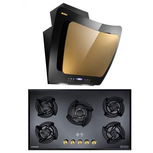 هود و گاز صفحه ای درخشان مدل کلون طلایی G 609