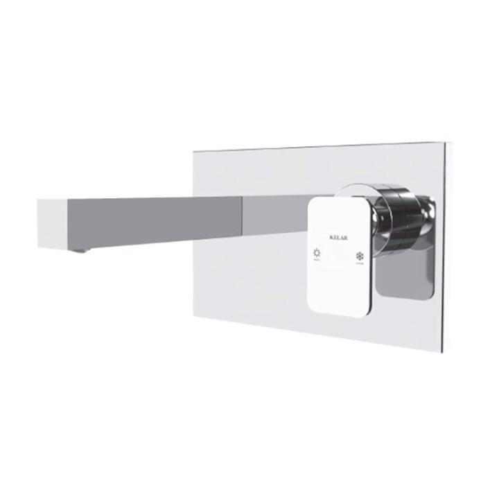 شیر روشویی توکار کرم کلار مدل نیوفلت