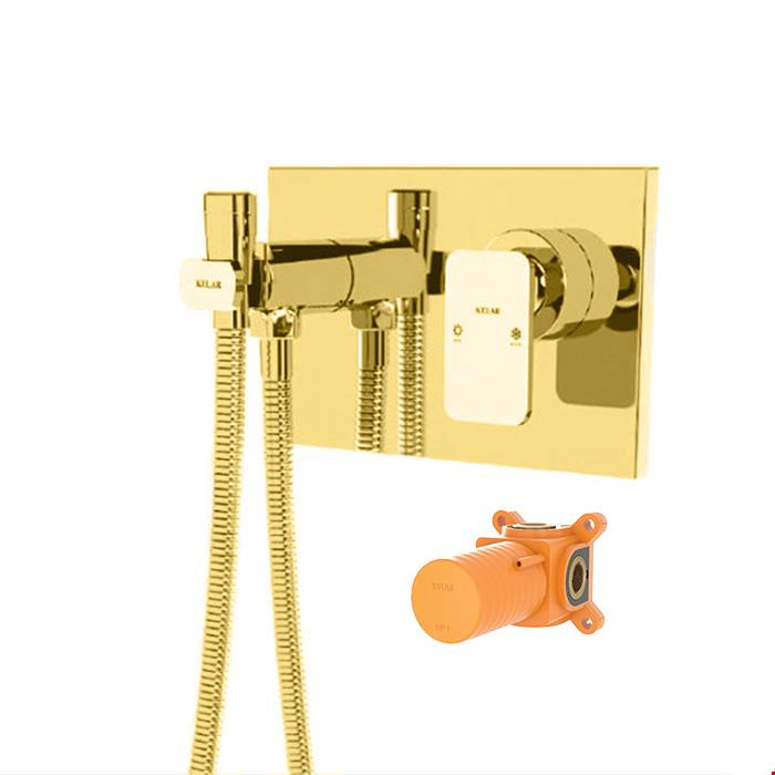 توکار طلایی کلار مدل نیوفلت با مغزی