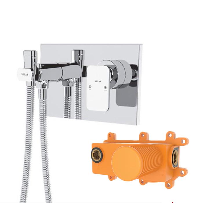 توکار کروم کلار مدل نیوفلت با مغزی