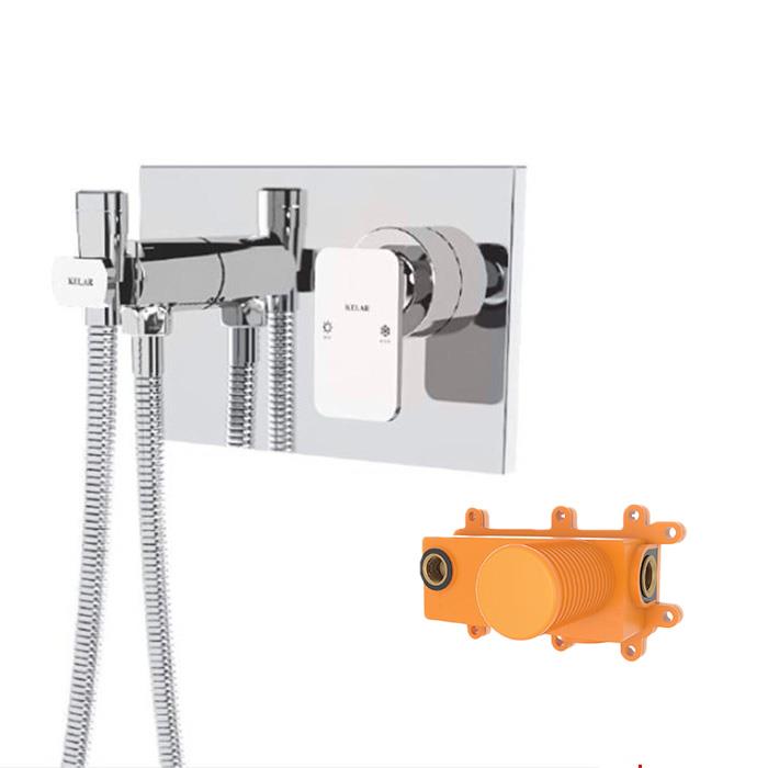 توکار سفید کلار مدل نیوفلت با مغزی