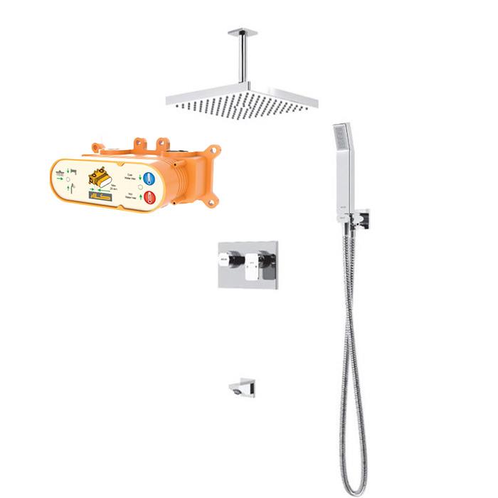 توکار کروم کلار مدل نیوفلت با مغزی