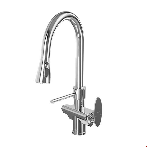 شیر ظرفشویی شاوری دو منظوره(تصفیه دار) کروم کلار مدل رویا