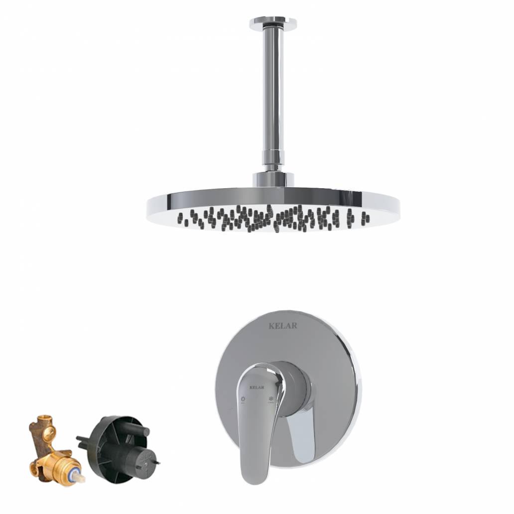 حمام توکار کلار مدل فلور کلاسیک تیپ 1 با مغزی توکار