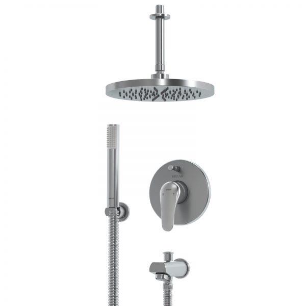 شیر حمام توکار مات کلار مدل فلور تیپ 4