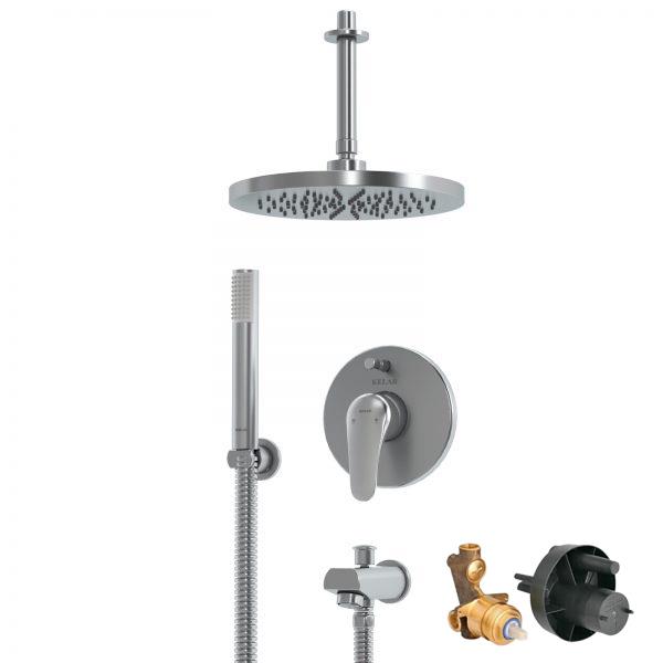 شیر حمام توکار مات کلار مدل فلور تیپ 4 با مغزی