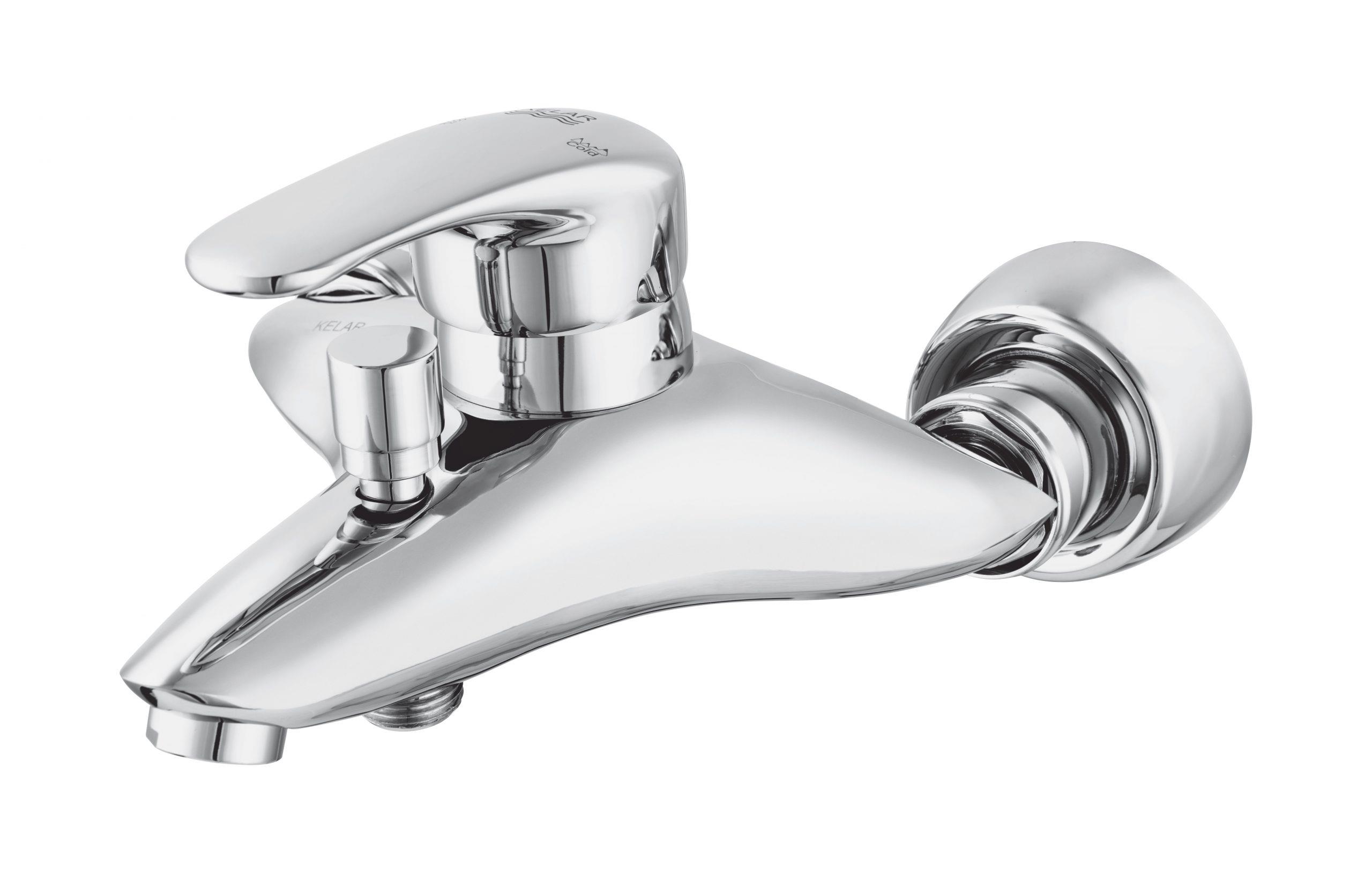 شیر حمام کروم کلار مدل دریا