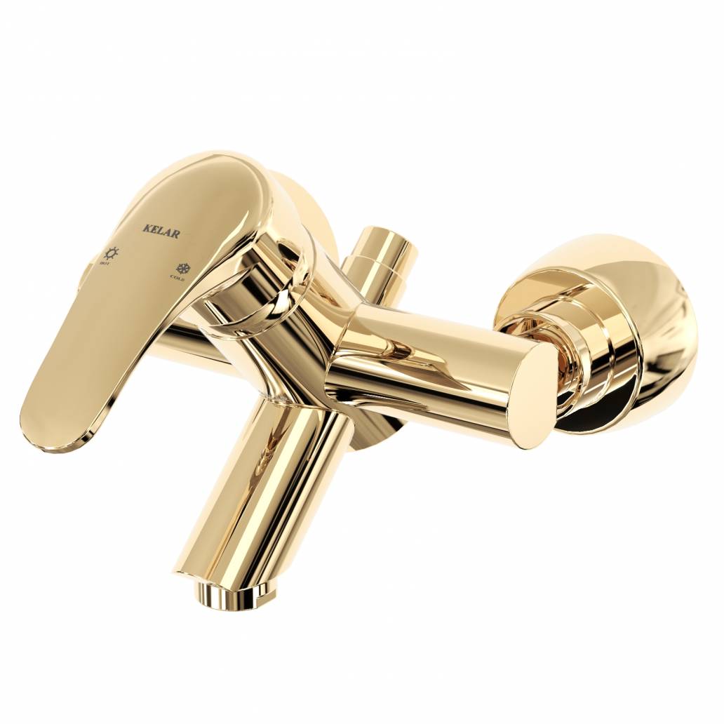  شیر حمام طلایی کلار مدل آریا