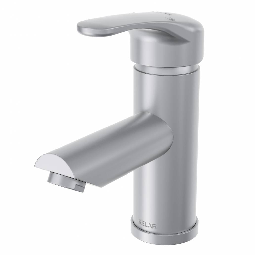 شیر روشویی کروم مات کلار مدل آریا