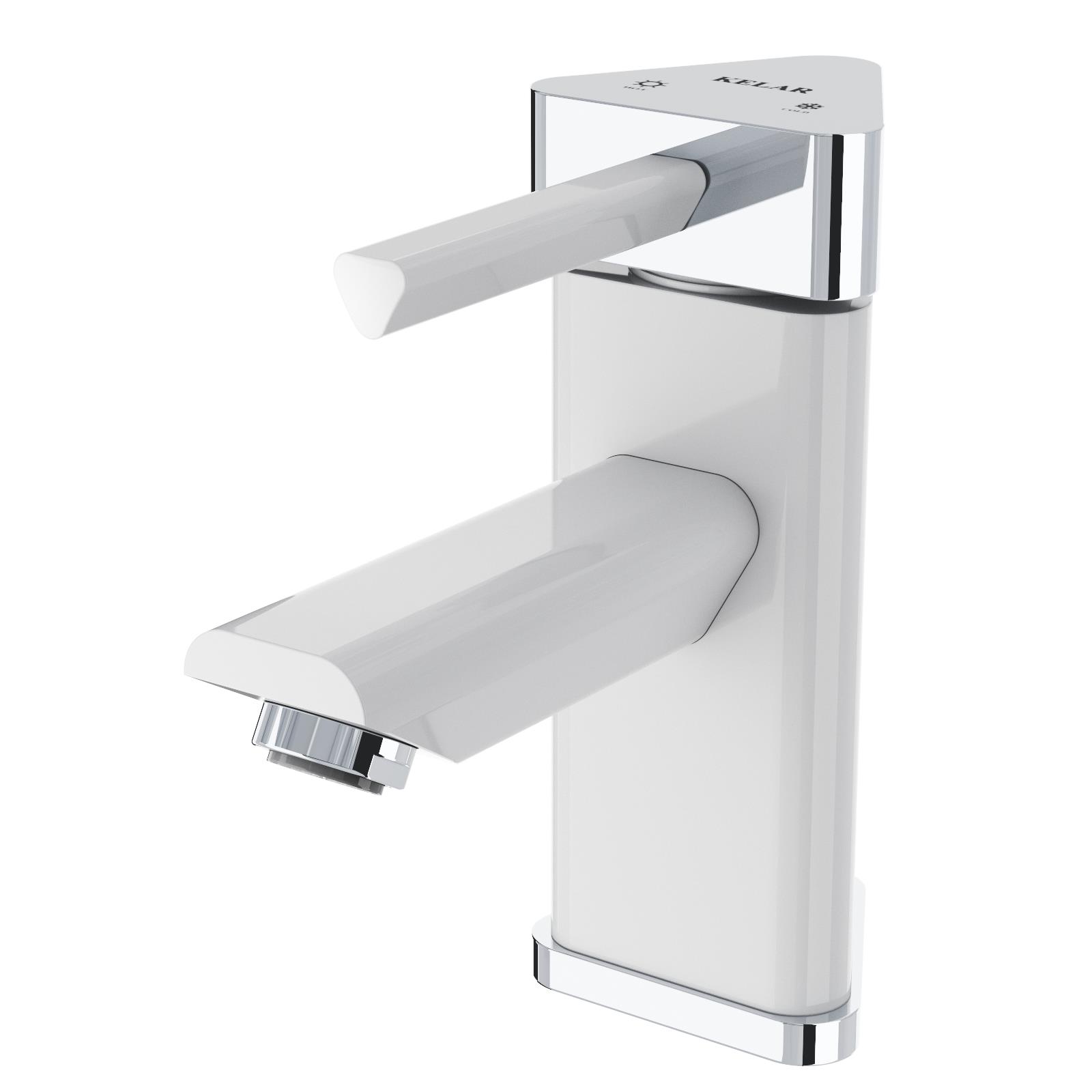 شیر روشویی کلار مدل برمودا سفید