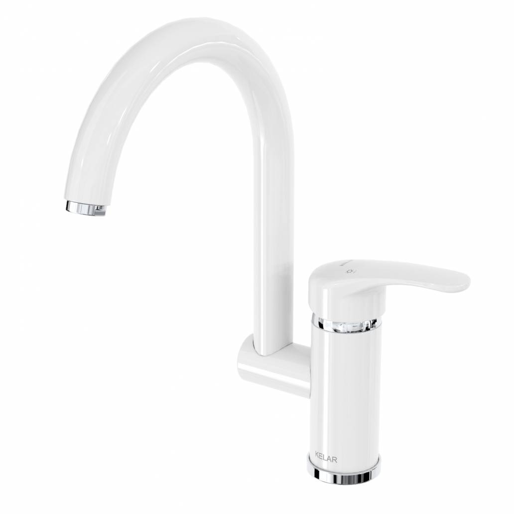 شیر ظرفشویی سفید کلار مدل آریا