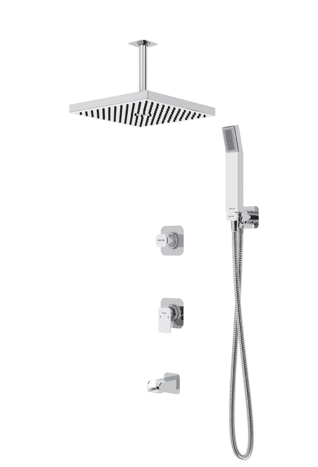 توکار کروم لاکچری کلار مدل سوپر فلت تیپ 3