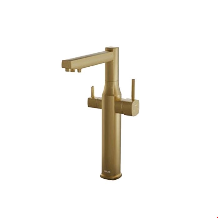 شیر ظرفشویی دومنظوره(تصفیه دار) طلایی مات کلار مدل کیان