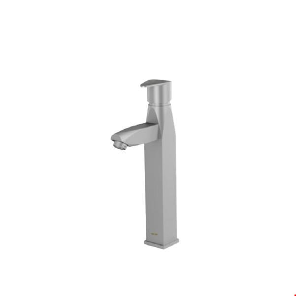 شیر روشویی بلند کروم مات کلار مدل برلیان قطره