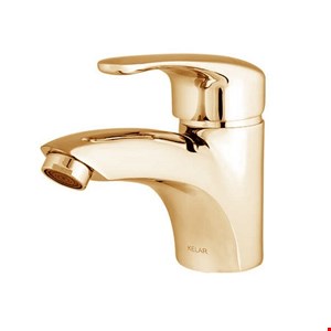شیر روشویی طلایی کلار مدل دریا 